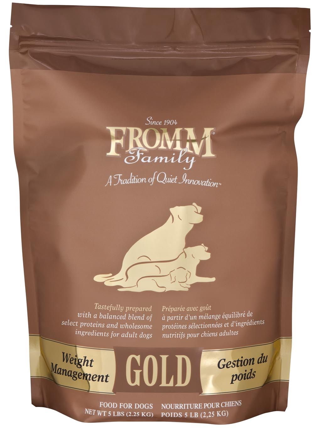 Fromm Gold Weight Management Dry Dog Food, Size: 5LB