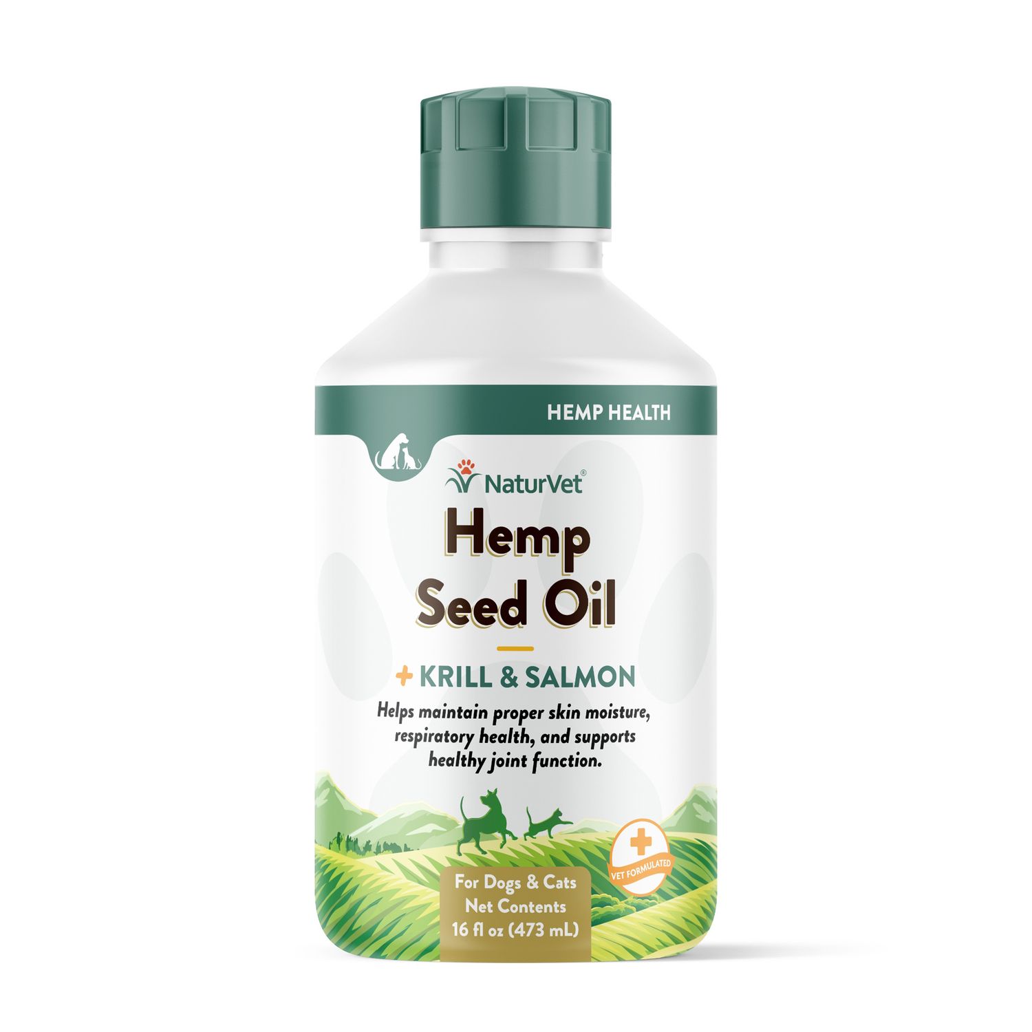 NaturVet Hemp Seed Oil, Size: 16 fl oz