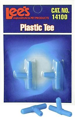 Lee's Aquarium &amp; Pet Products Plastic Tee 2 pack