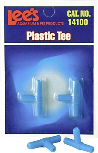 Lee's Aquarium &amp; Pet Products Plastic Tee 2 pack