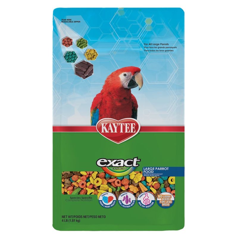 Kaytee Exact Rainbow Parrot Foof 4 lb.