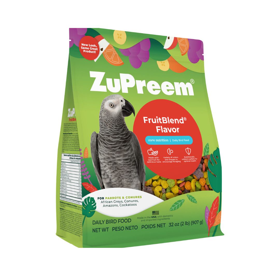ZuPreem FruitBlend Bird Pellets for Parrots &amp; Conures