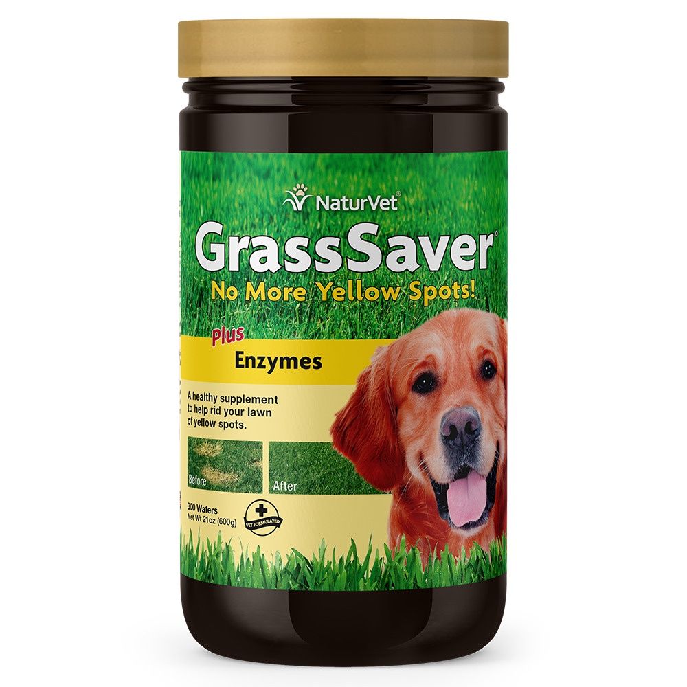 NaturVet GrassSaver Chewable Wafers for Dogs, Size: 300 Count