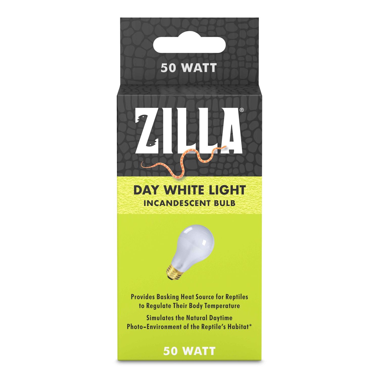 Zilla Day White Light Incandescent Bulb, Power: 50w