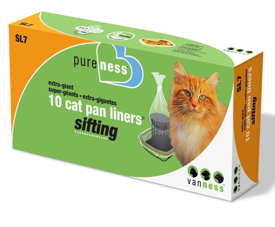 Van Ness Plastics Sifting Cat Pan Liner 10 ct, Extra-Giant