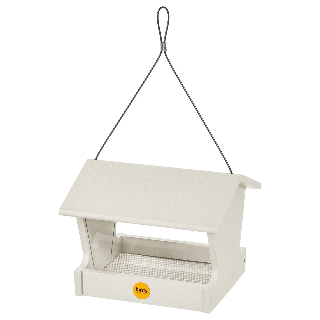 Birds Choice Medium Hopper Bird Feeder in Sea Salt Recycled Plastic