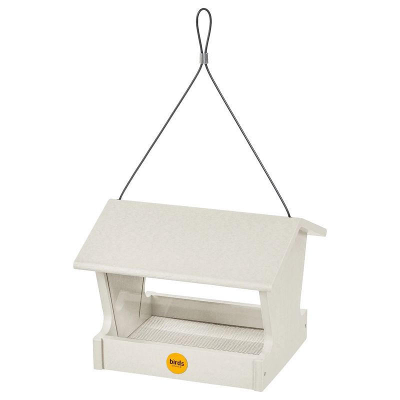 Birds Choice Medium Hopper Bird Feeder in Sea Salt Recycled Plastic