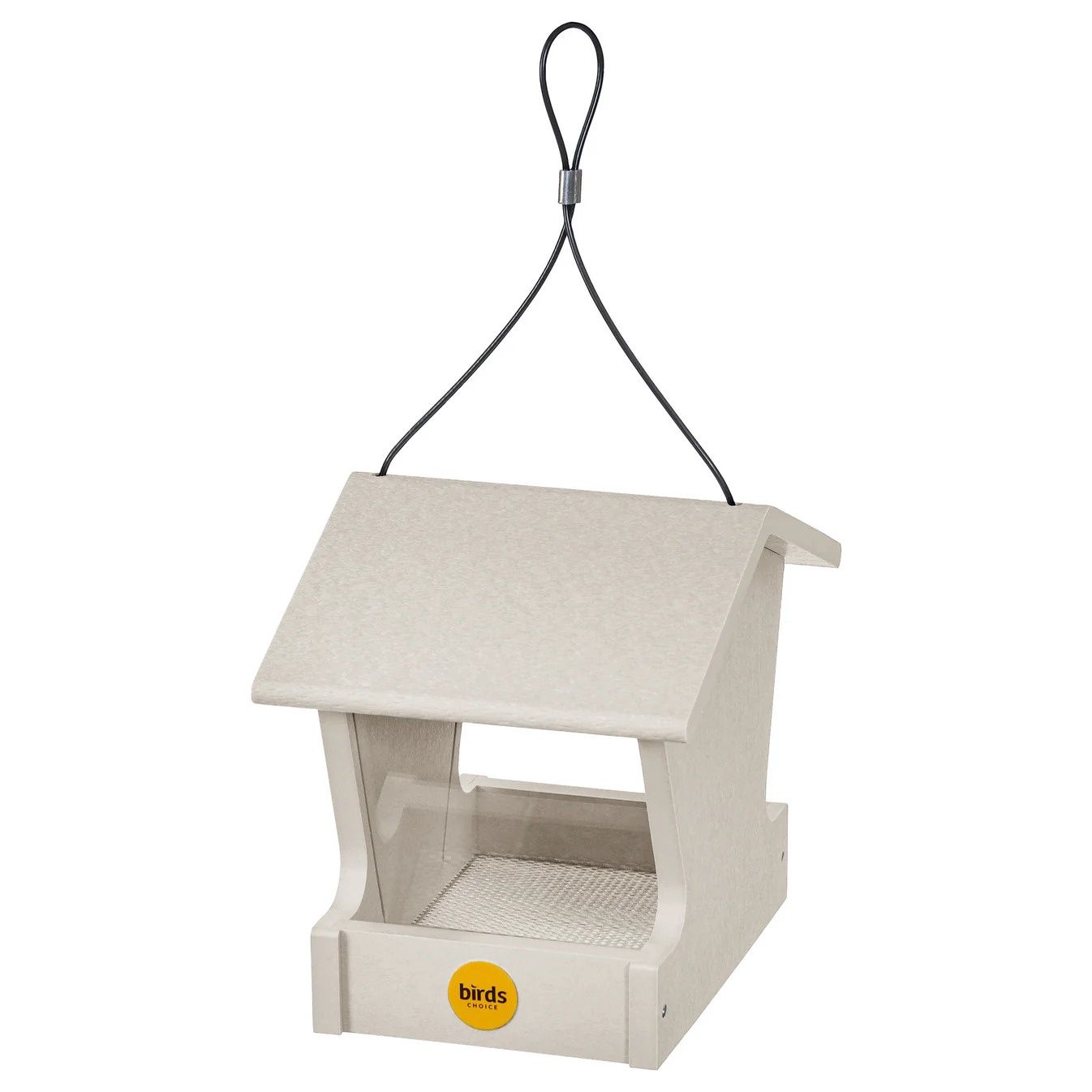 Birds Choice Small Hopper Bird Feeder in Sea Salt Recycled Plastic