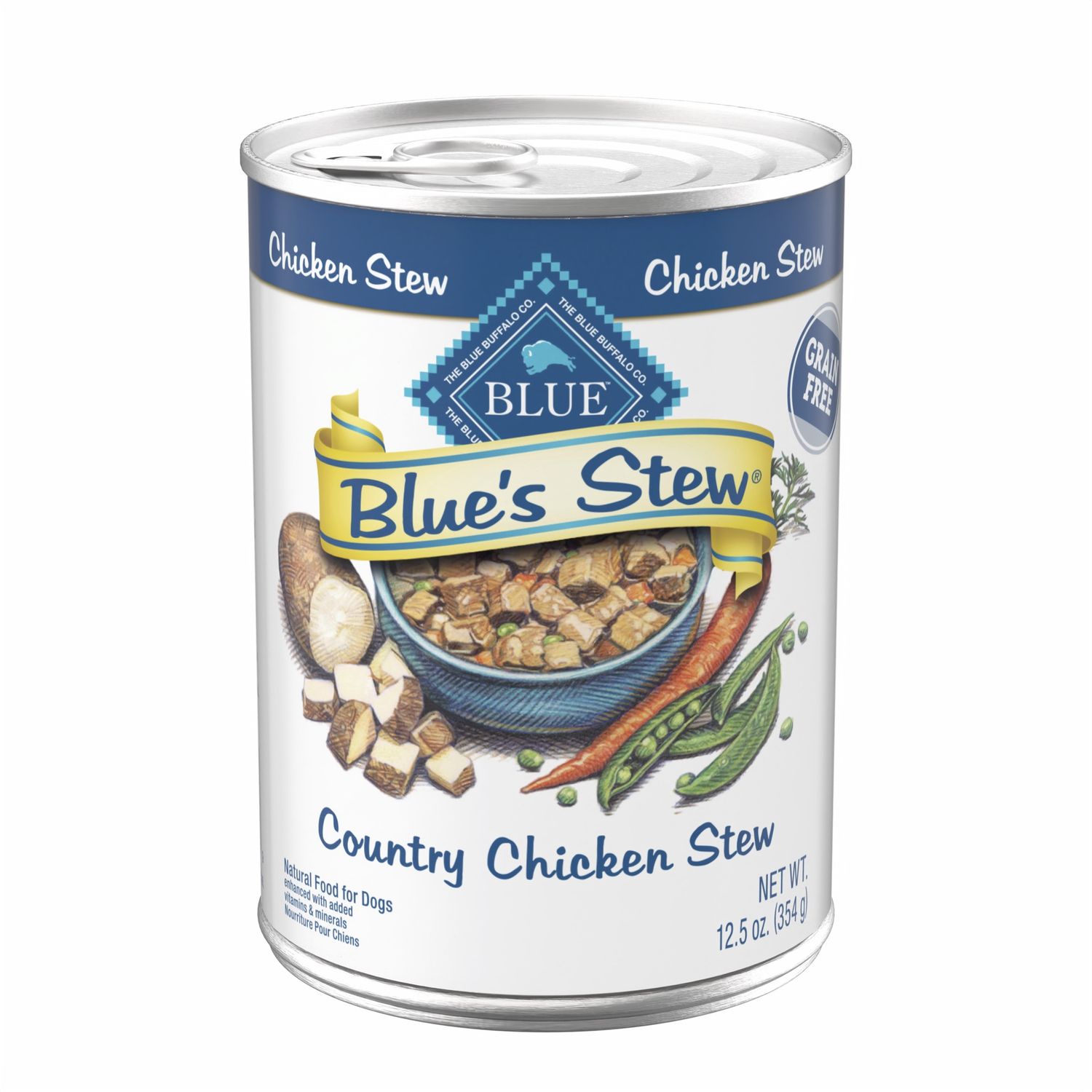 Blue Buffalo Country Chicken Stew Wet Dog Food, Size: 12.5oz