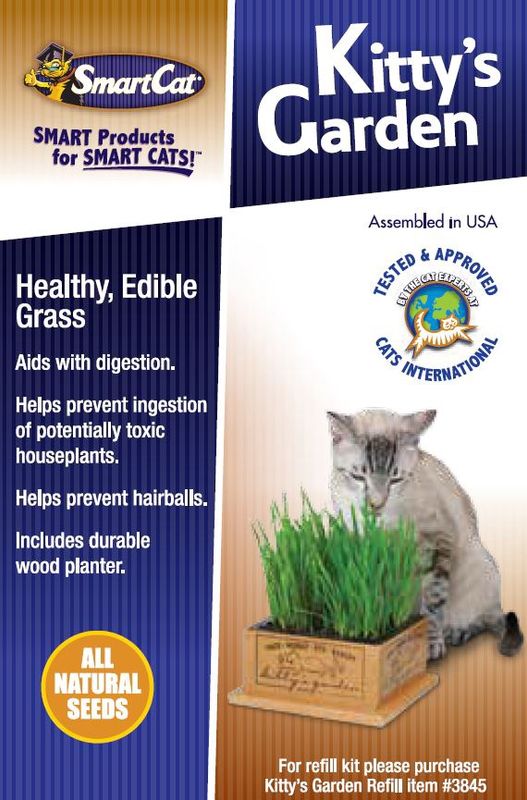 Pioneer Pet SmartCat Kitty's Garden Wooden Planter Box