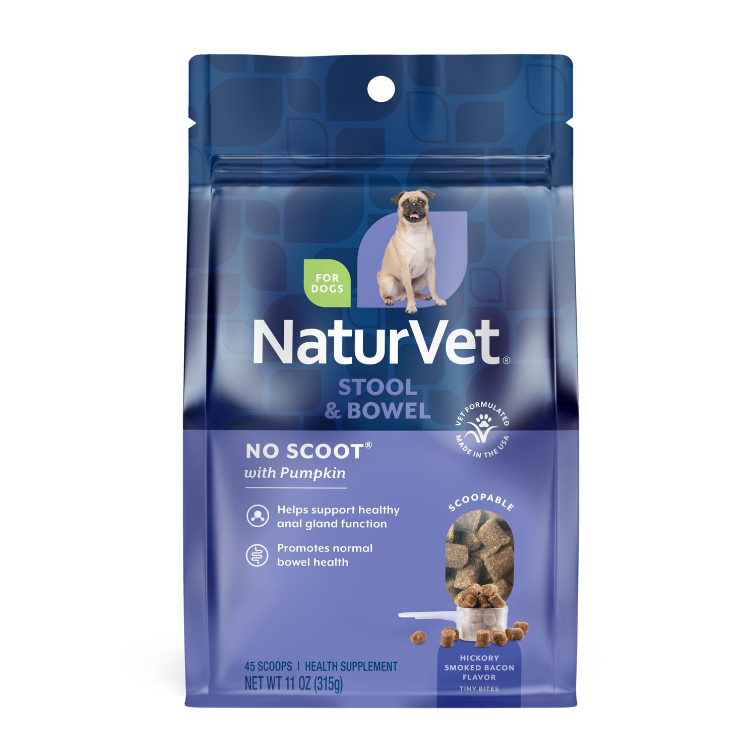 NaturVet No Scoot Scoopable Tiny Bites, Size: 11oz