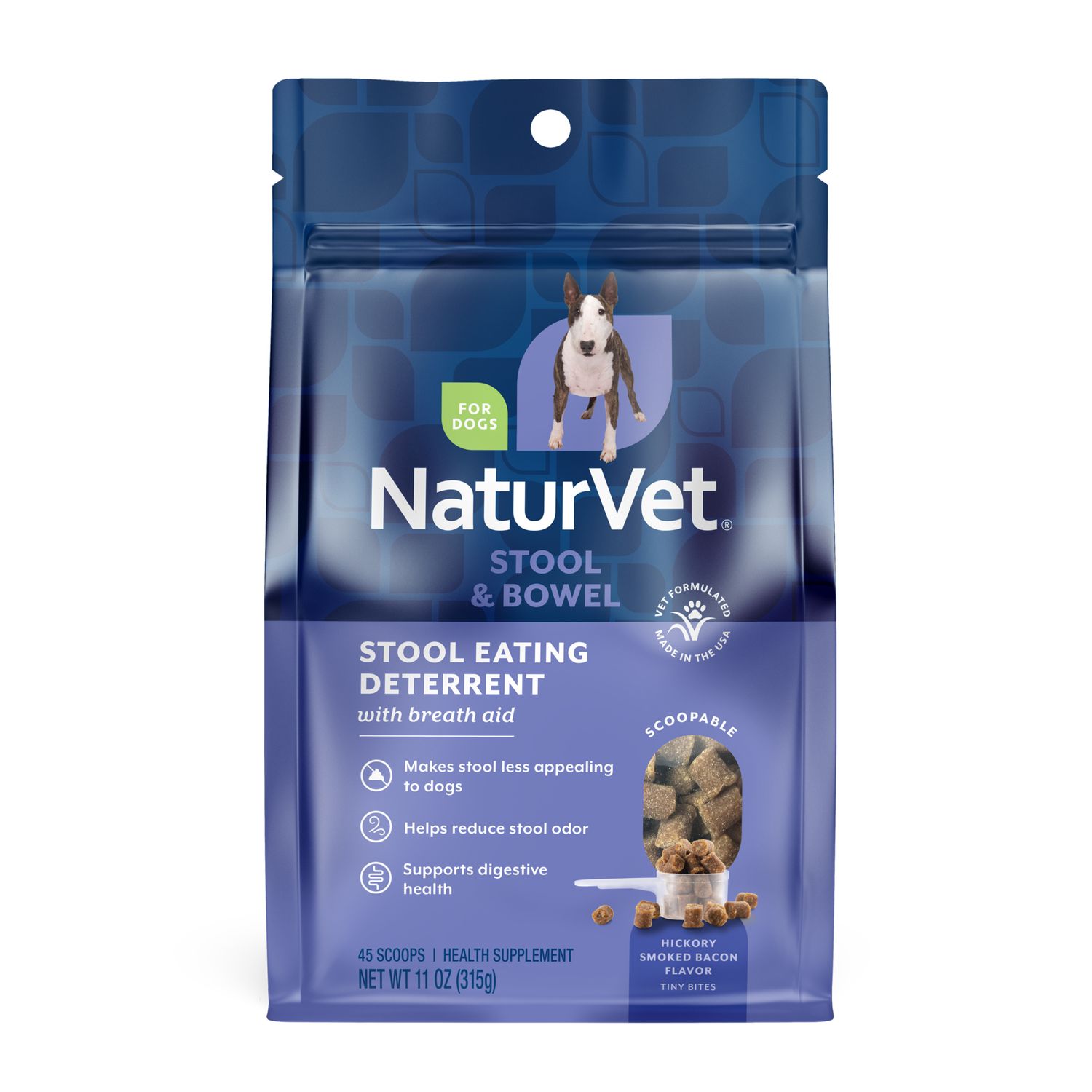 NaturVet Stool Eating Deterrent Scoopable Tiny Bites, Size: 11oz