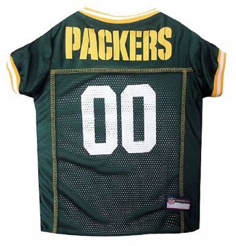 Green Bay Packers Mesh Jersey, Size: 2XLarge  26"L x 18"W