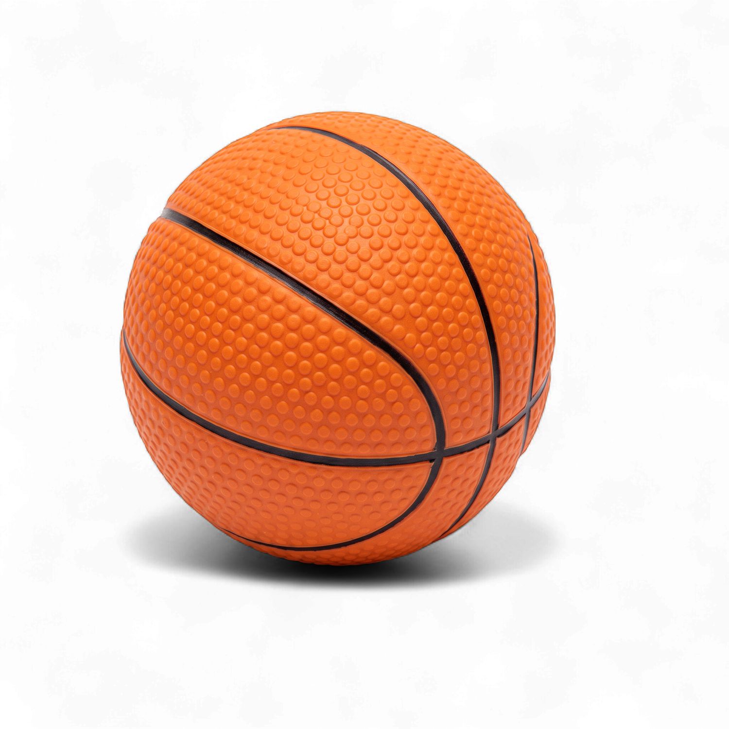 Rascals 2.5" Latex Basketball - Squeaker Dog Toy