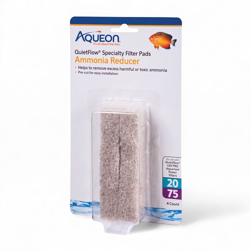 Aqueon Quiet Flo 20/75 Replacement Specialty Filter Pads Ammonia Reducer