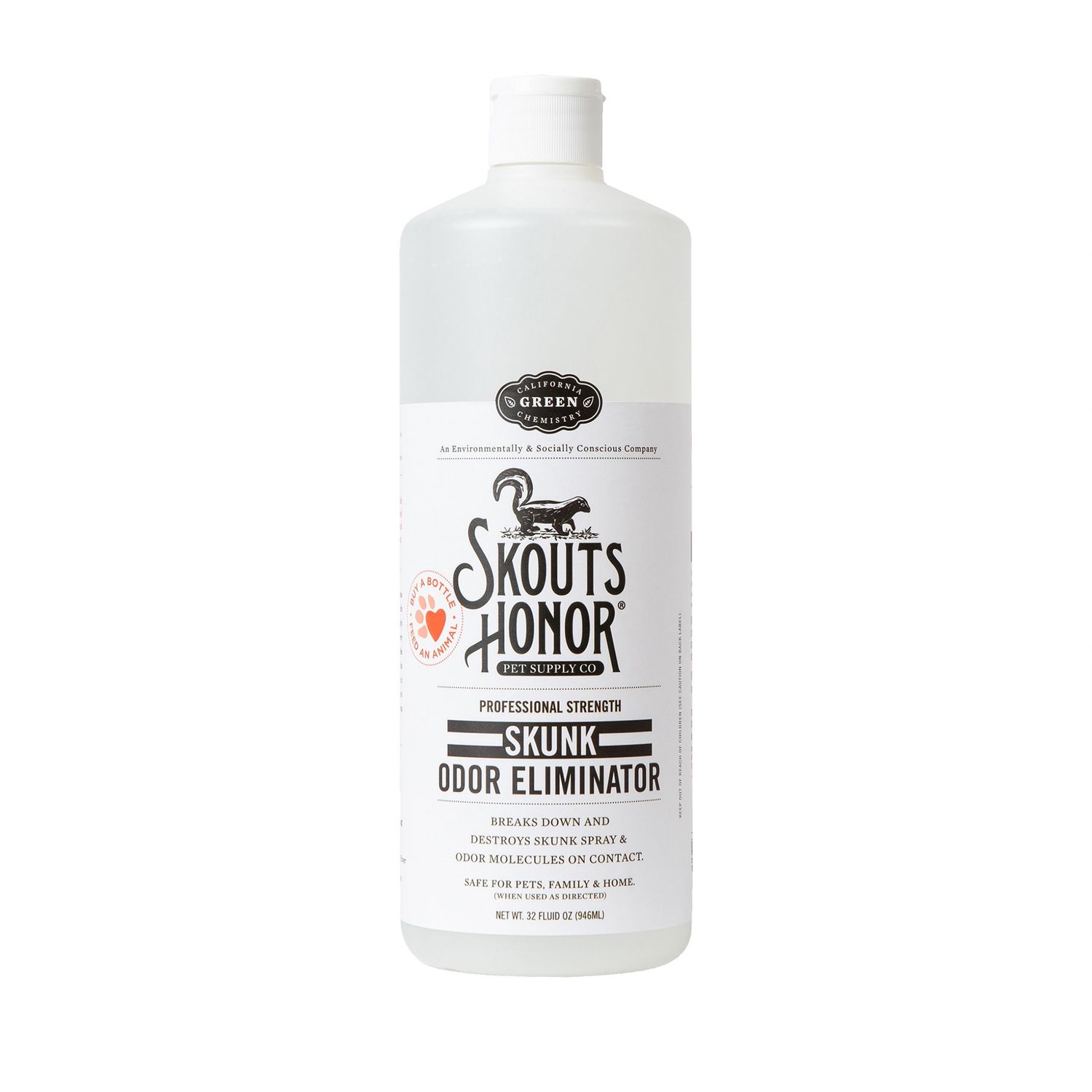 Skout's Honor Skunk Odor Eliminator, Size: 32oz