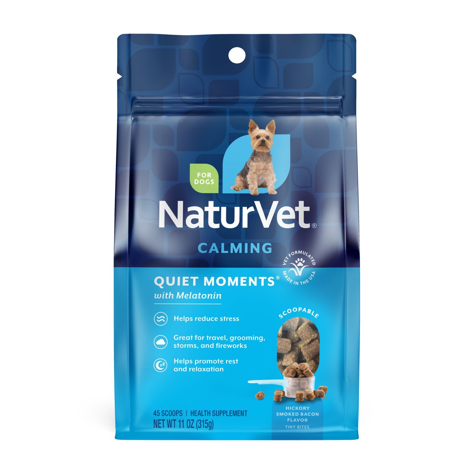NaturVet Daily Emotional Support Calming Scoopable Tiny Bites, Size: 11oz