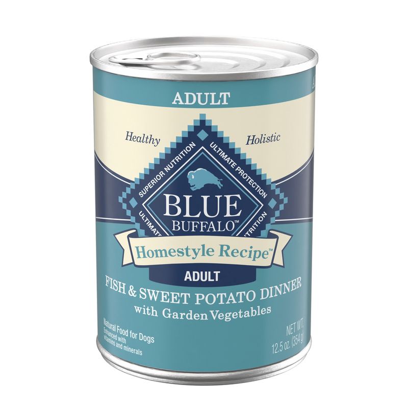 Blue Buffalo Homestyle Recipe Fish &amp; Sweet Potato Dinner Wet Dog Food