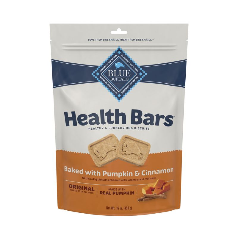 Blue Buffalo Health Bars Pumpkin &amp; Cinnamon Dog Biscuits