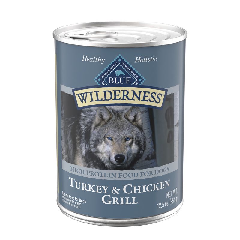 Blue Buffalo Wilderness Turkey &amp; Chicken Grill Wet Dog Food