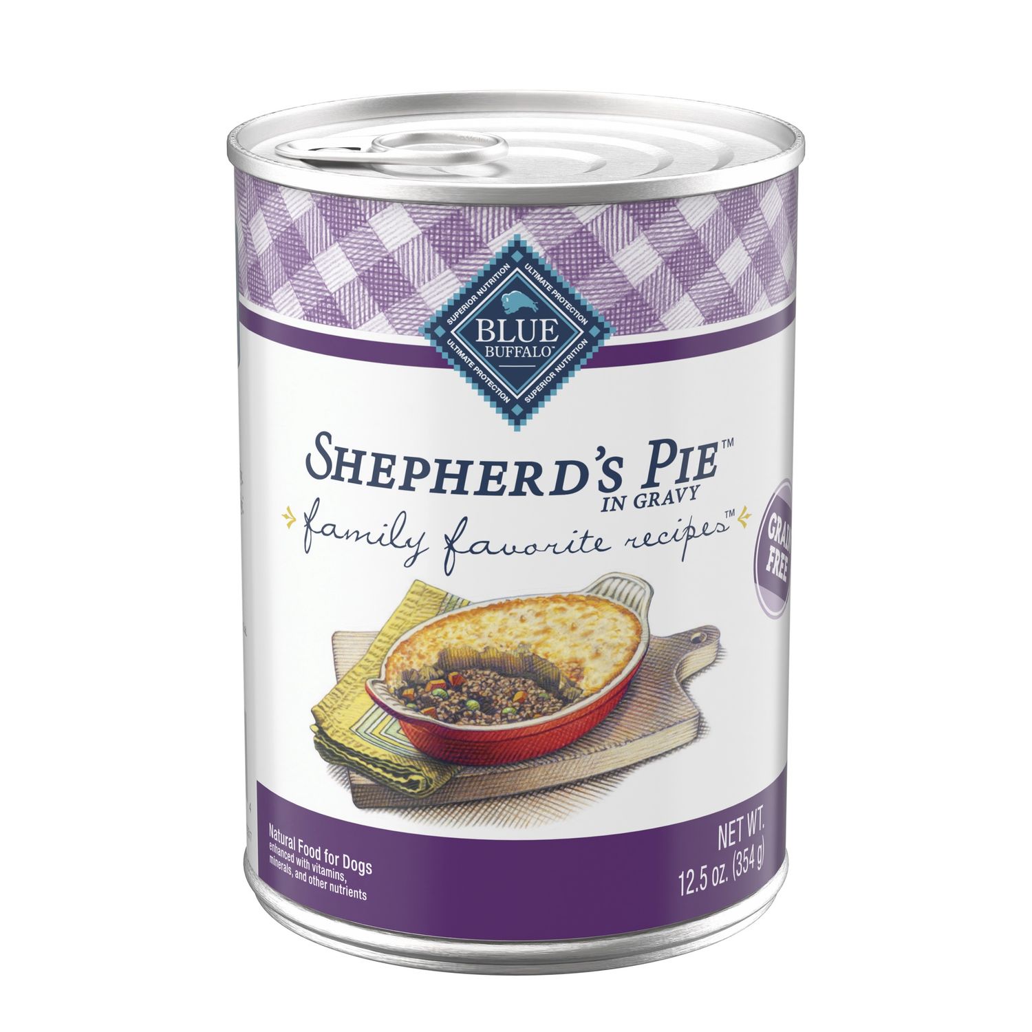 Blue Buffalo Family Favorites Shepherd's Pie Wet Dog Food, Size: 12.5oz