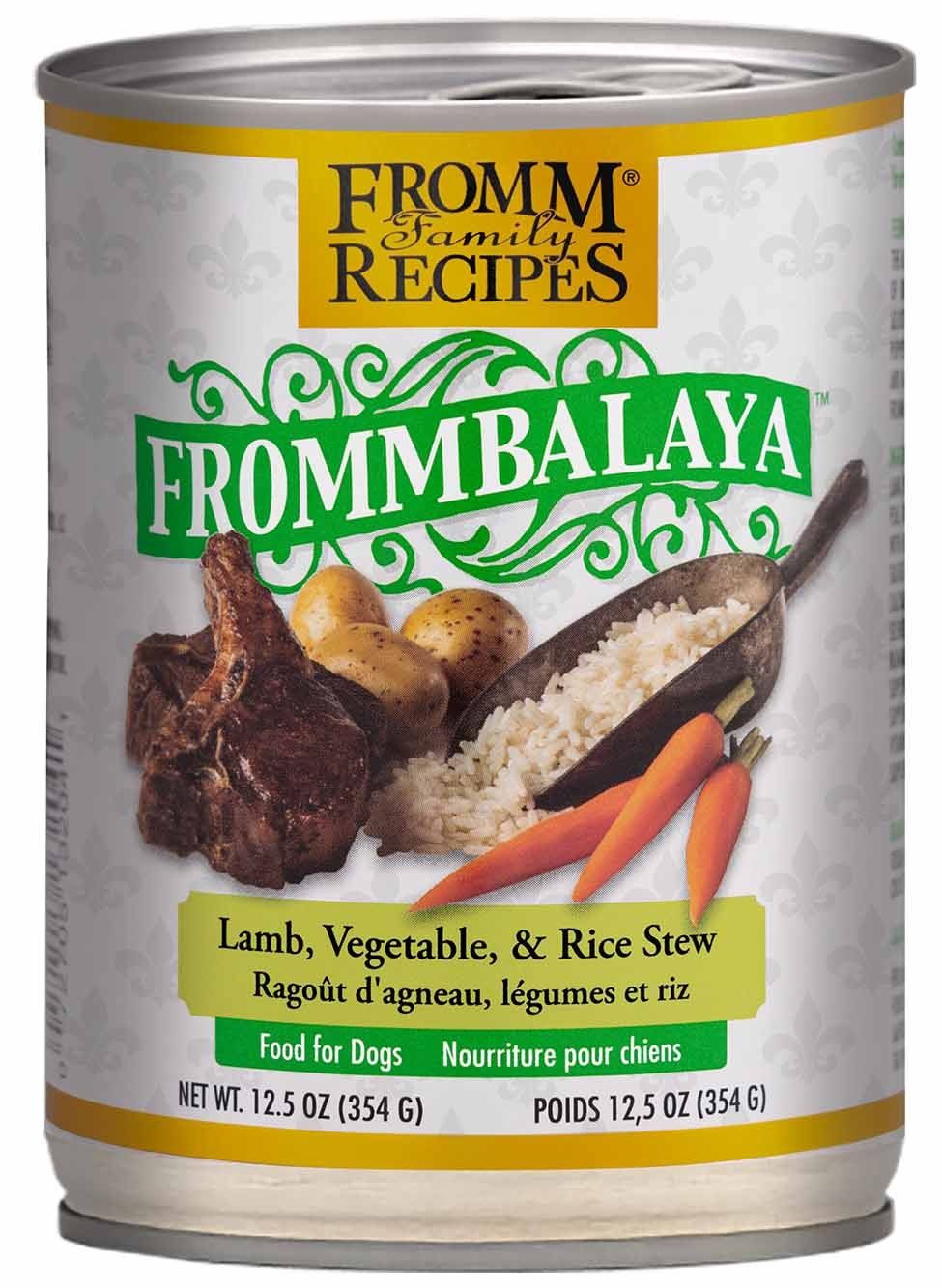 Fromm Frommbalaya Lamb, Vegetable, and Rice Stew Wet Dog Food, Size: 12.5OZ