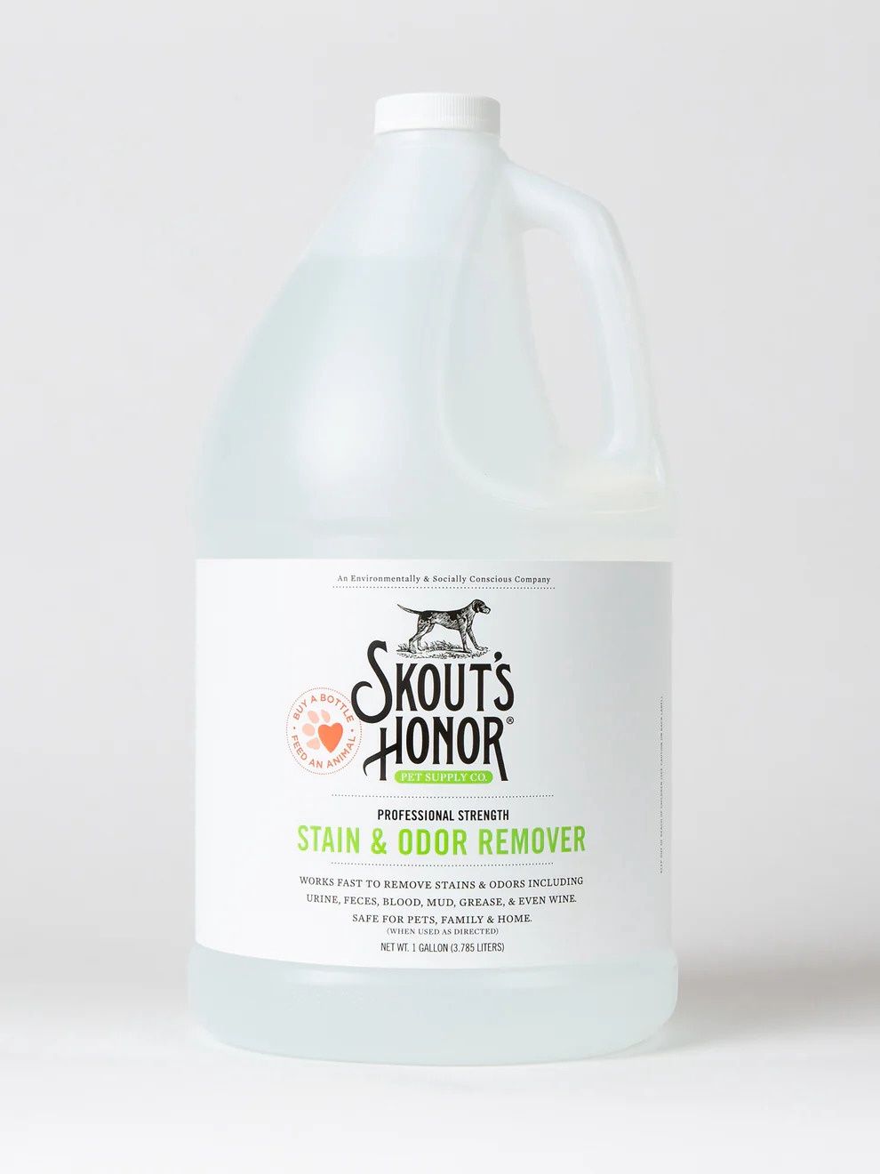 Skout's Honor Pet Stain and Odor Remover, Size: 1 Gallon