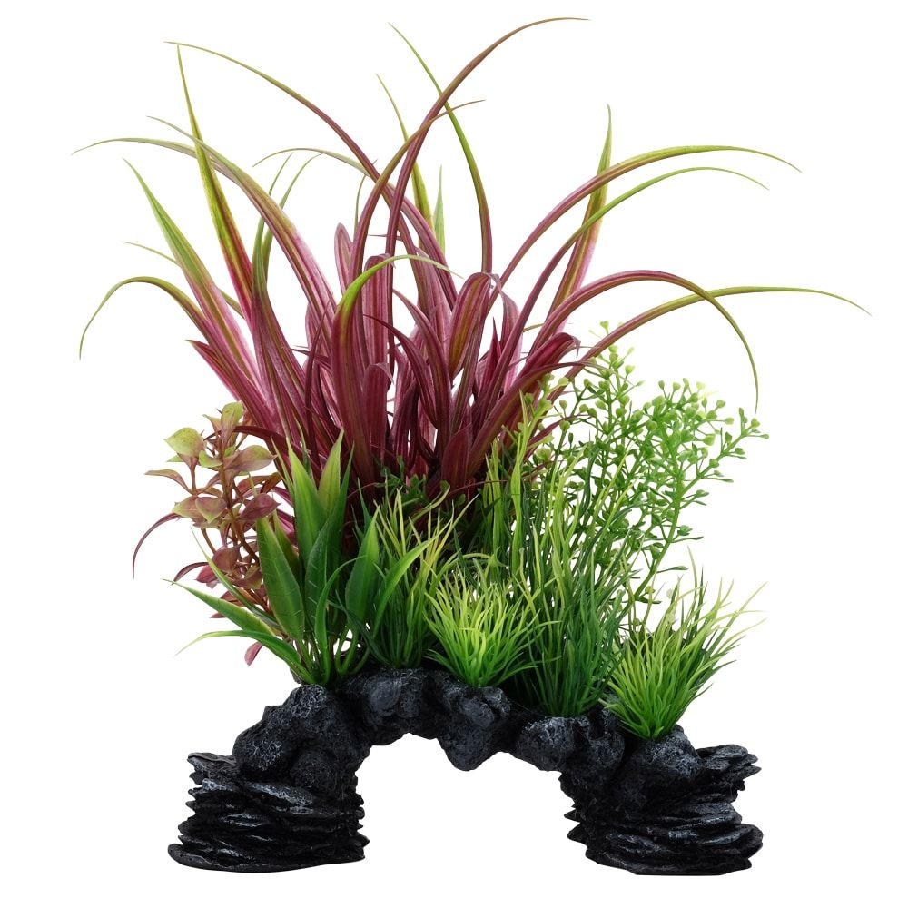 Fluval Aqualife 10-inch Red Sagittarius Aquarium Plant Mix