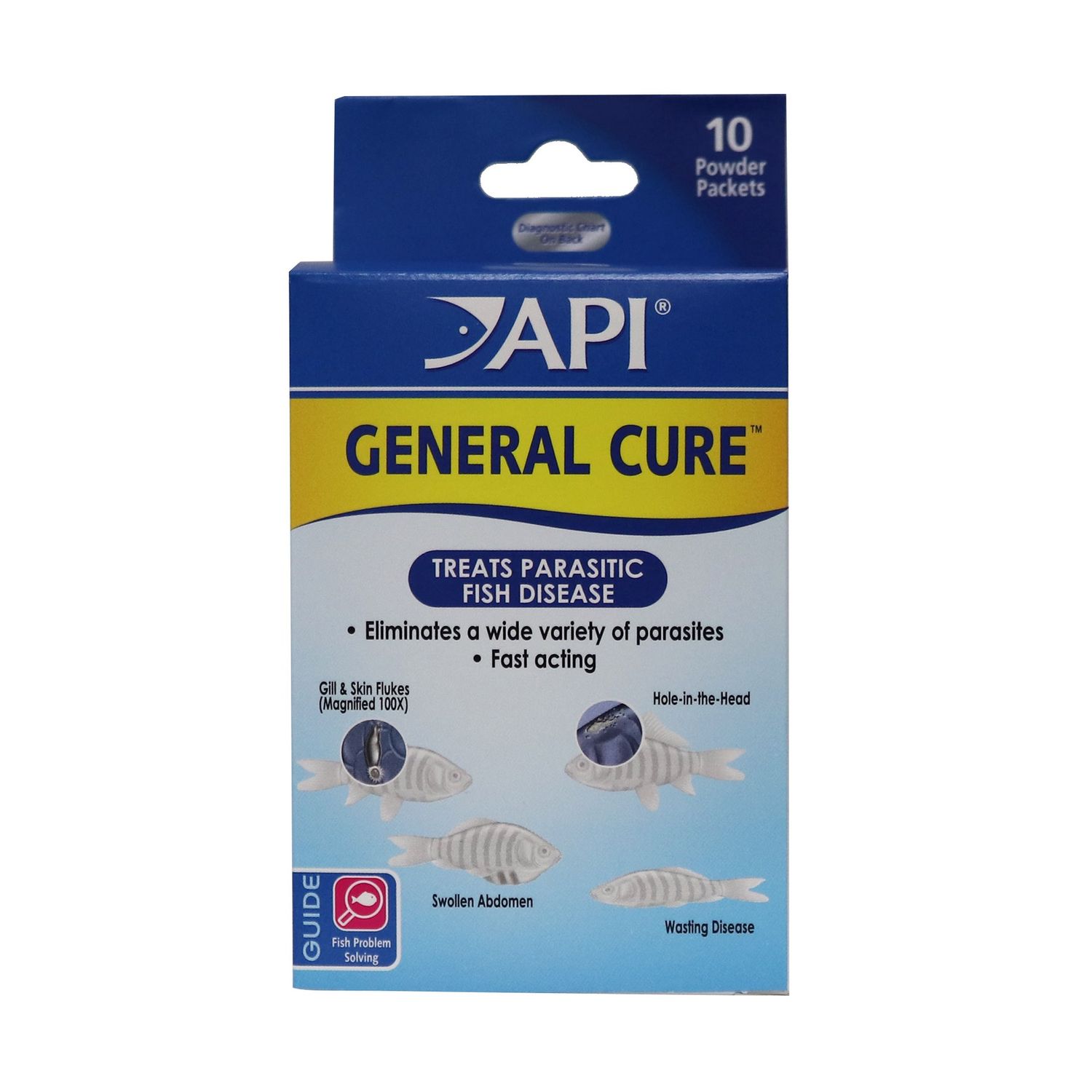 API General Cure Aquarium Fish Parasite Remedy, Size: 10 packets
