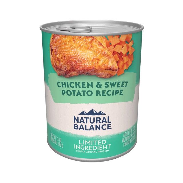 Natural Balance Limited Ingredient Chicken &amp; Sweet Potato Wet Dog Food, Size: 13oz