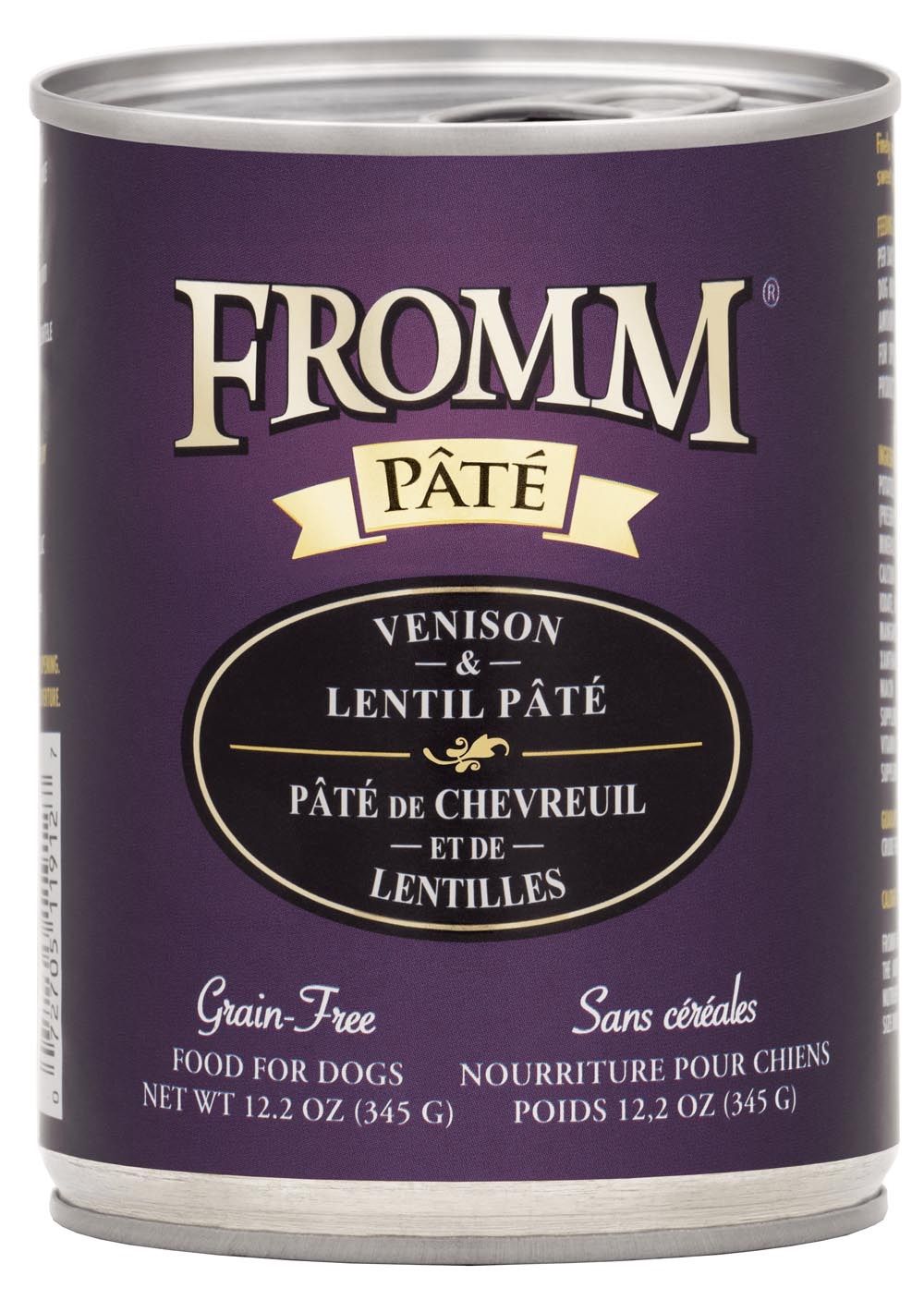 Fromm Venison &amp; Lentil Pâté Grain Free Wet Dog Food, Size: 12.2OZ