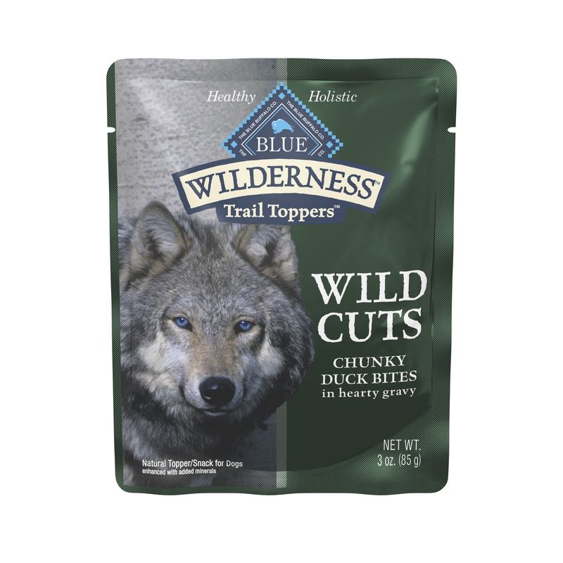 Blue Buffalo Wilderness Wild Cuts Chunky Duck Bites Wet Dog Food Topper