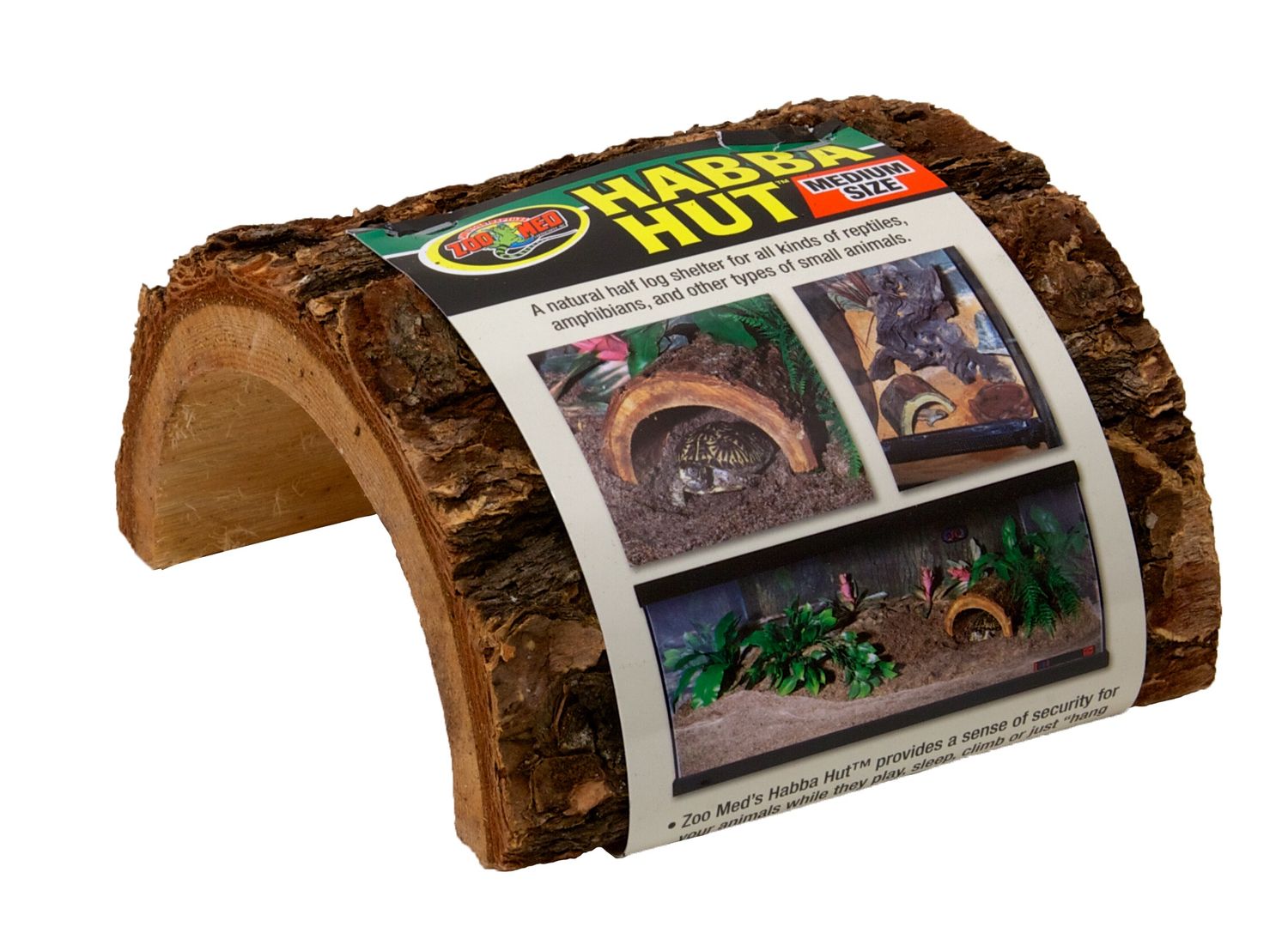 Zoo Med Habba Hut Hideout, Size: Medium