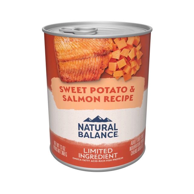 Natural Balance Limited Ingredient Sweet Potato &amp; Salmon Wet Dog Food, Size: 13oz