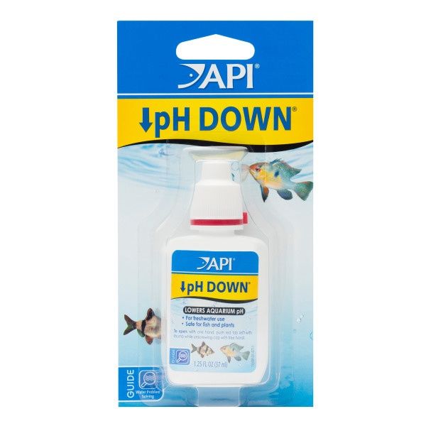 API pH Down Freshwater Aquarium Water Treatment, Package Size: 1.25 oz.