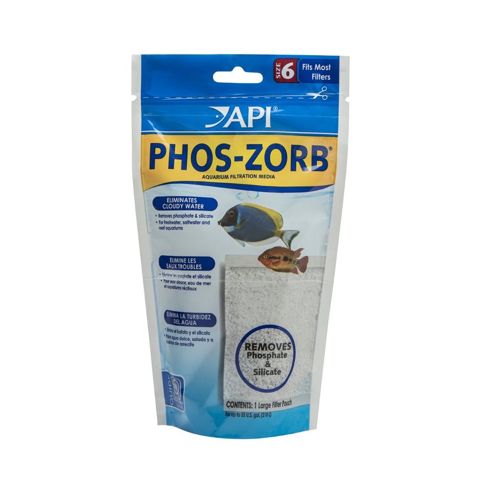 API PHOS-ZORB Aquarium Filter Media to Remove Phosphates, Package Size: 1 RTU Pouch