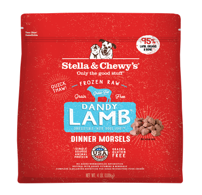 Stella &amp; Chewy's Dandy Lamb Morsels Frozen Raw Dog Food