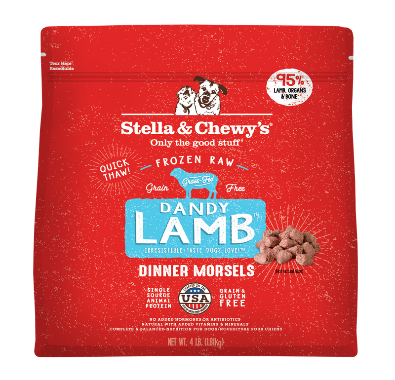 Stella &amp; Chewy's Dandy Lamb Morsels Frozen Raw Dog Food