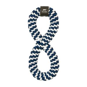 Tall Tails Infinity Braid Tug Dog Toy Navy 11in.