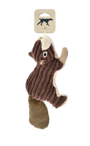 Tall Tails Plush Squeaker Squirrel Dog Toy Brown 12in.