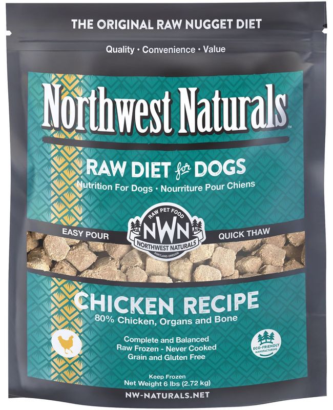 Northwest Naturals Frozen Raw Diet for Dogs Chicken Recipe