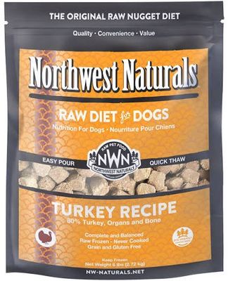 Northwest Naturals Frozen Raw Diet for Dogs Turkey Recipe