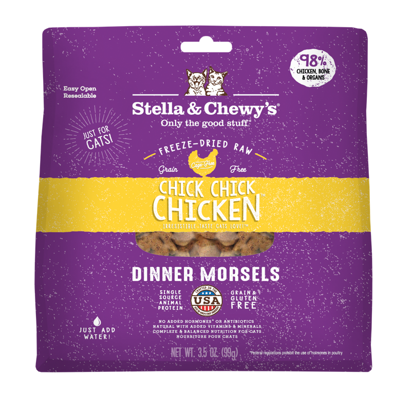 Stella &amp; Chewy's Chick Chick Chicken Freeze-Dried Cat Food