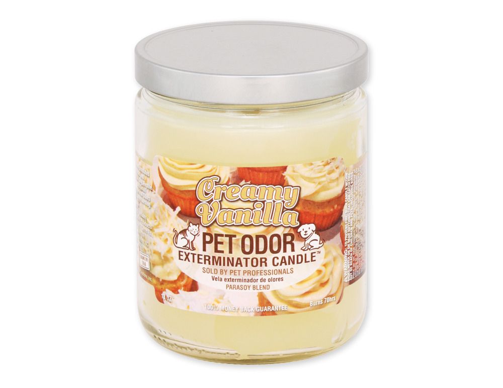 Pet Odor Exterminator - Creamy Vanilla Fragrance, Type: Candle 13oz