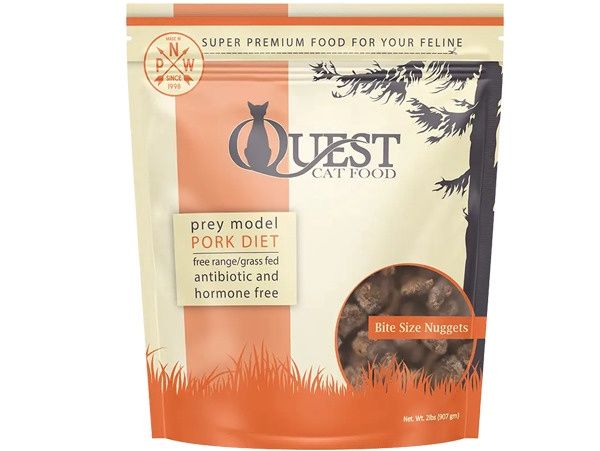 Steve's Real Food Frozen Raw Cat Food PORK RECIPE Nuggets