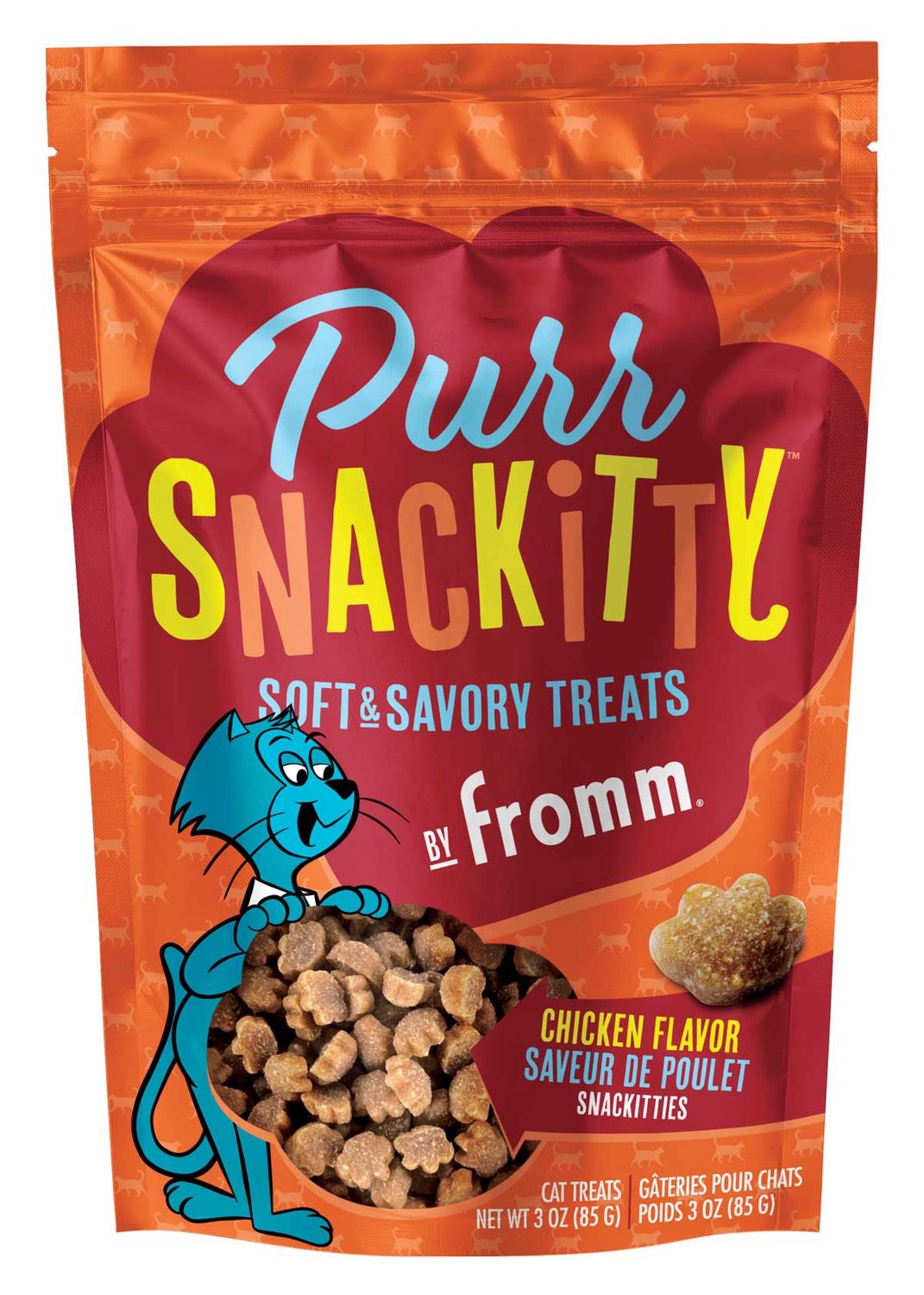 Fromm PurrSnackitty Cat TreatsTreat, Flavor: Chicken, Size: 3oz