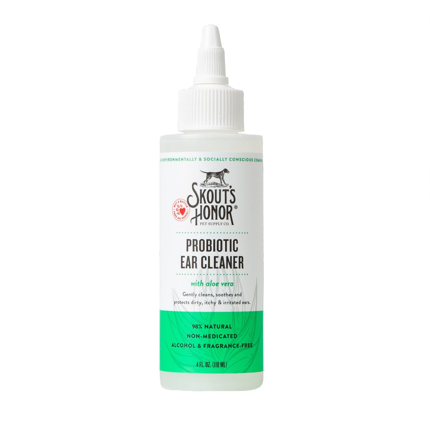 Skout's Honor Dog Probiotic Ear Cleaner, Size: 4oz