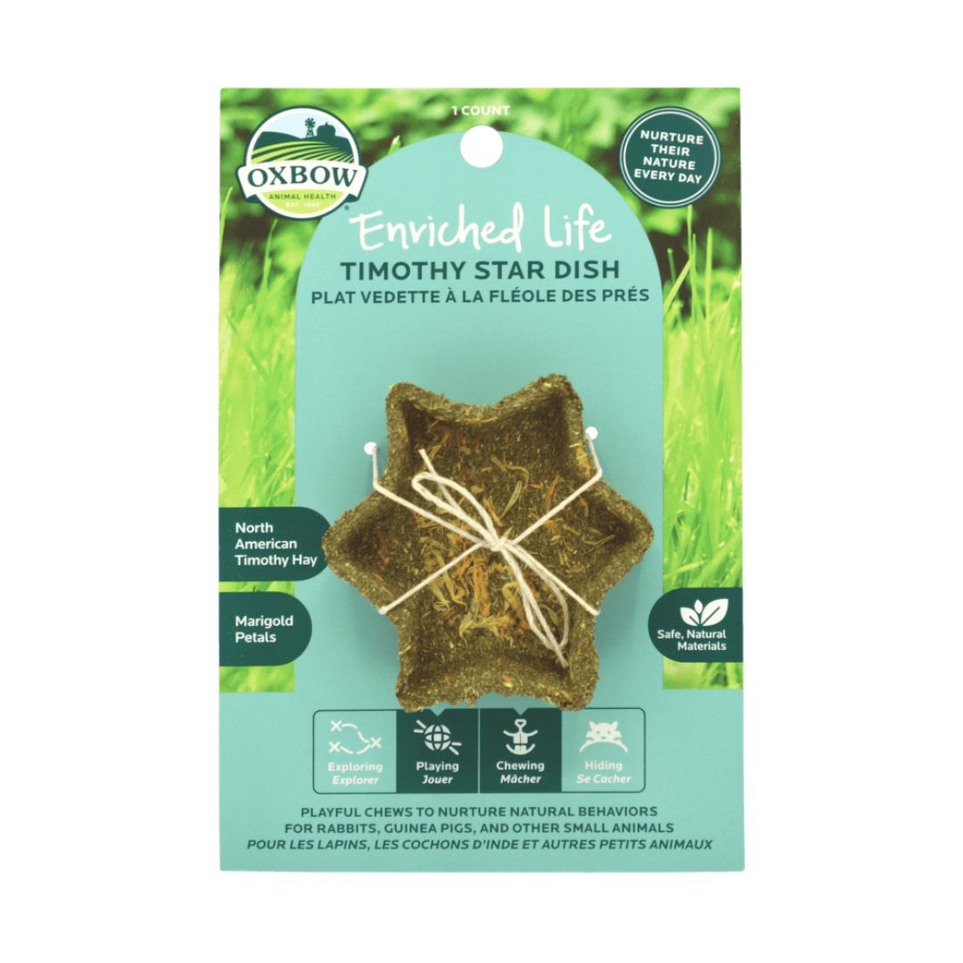 Oxbow Enriched Life Timothy Star Dish, Size: One Size