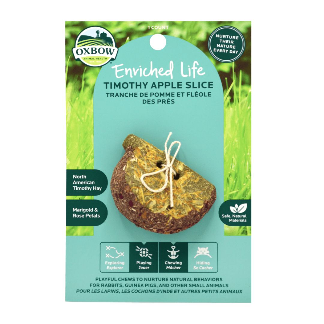 Oxbow Enriched Life Timothy Apple Slice, Size: One Size