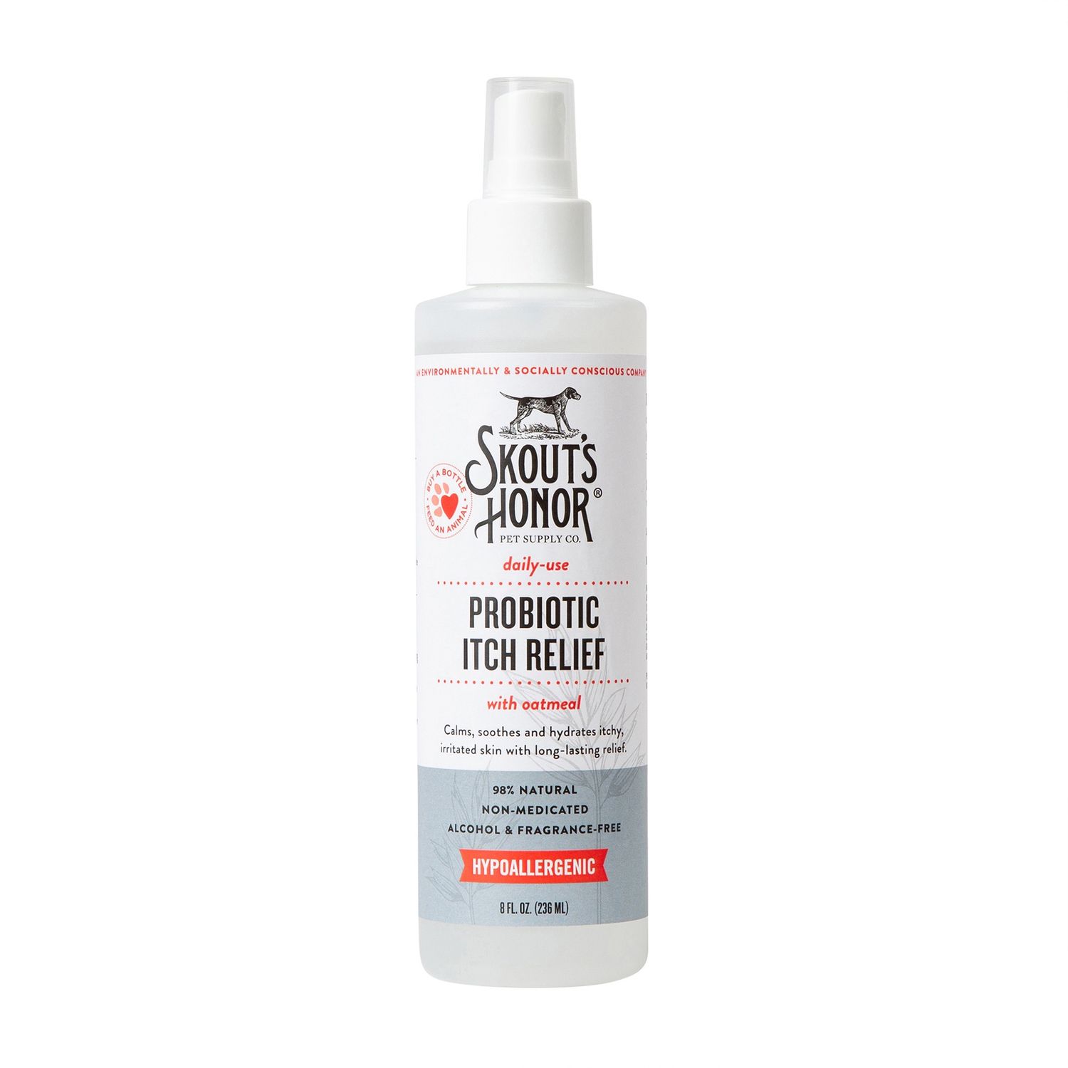 Skout's Honor Probiotic Itch Relief Spray, Size: 8oz